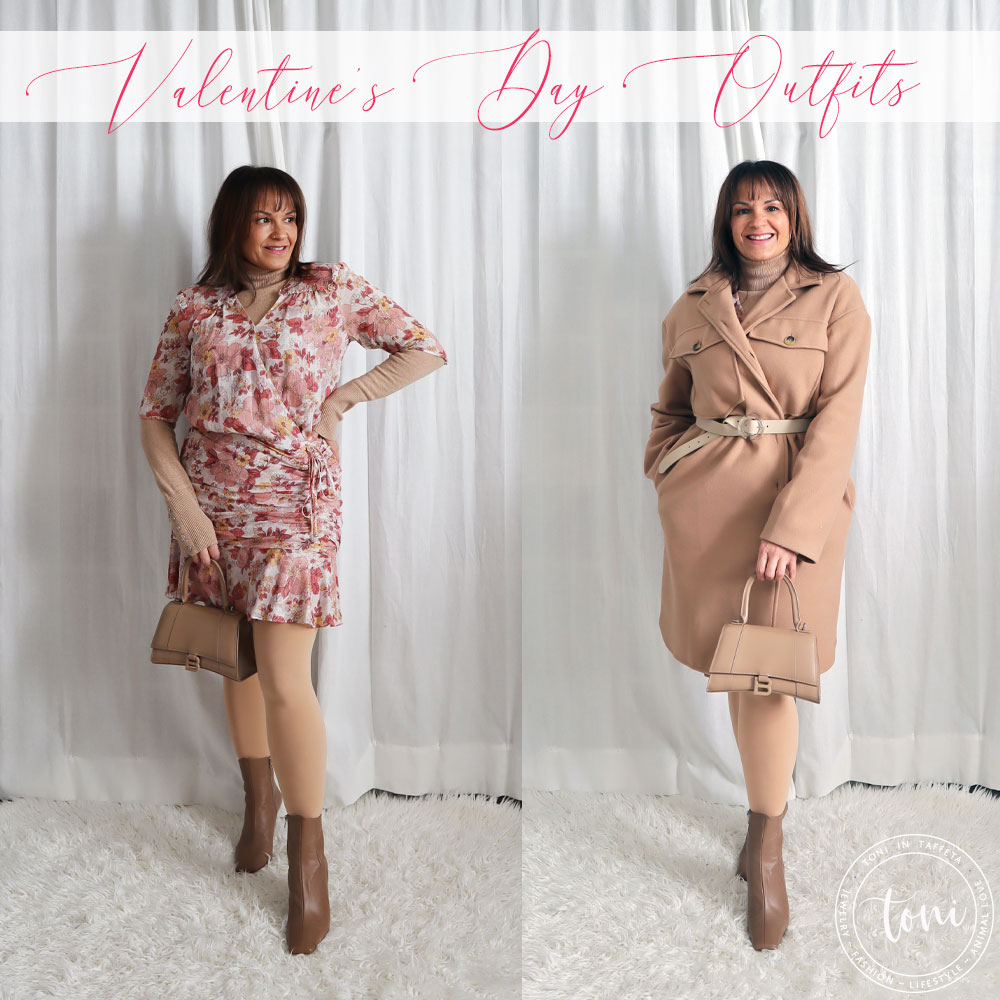 Ruched Pink Floral Dress Winterized